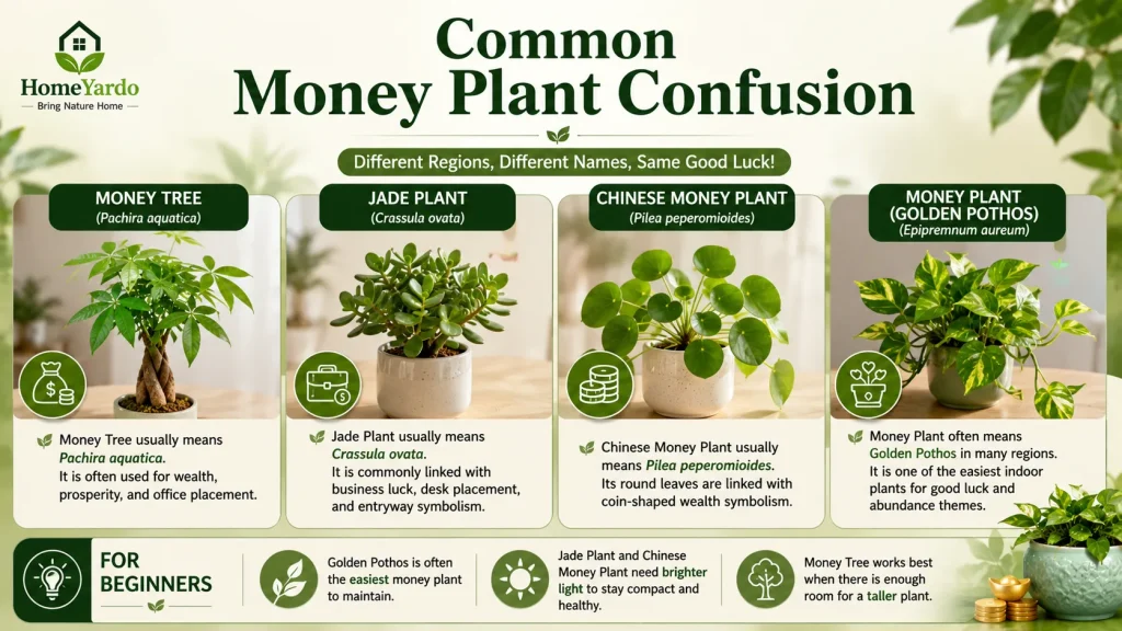 Common Money Plant Confusion