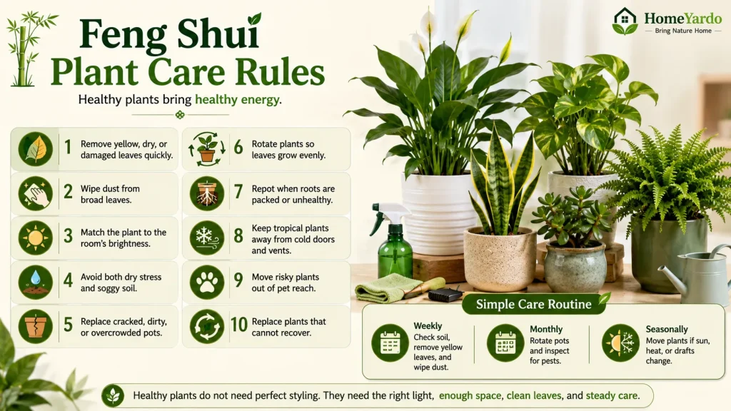 Feng Shui Plant Care Rules
