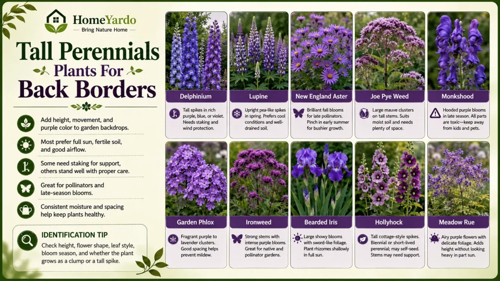 Tall Perennials Plants For Back Borders