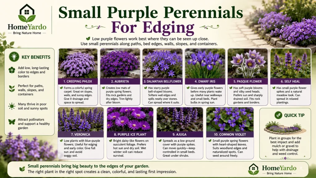 Small Purple Perennials For Edging