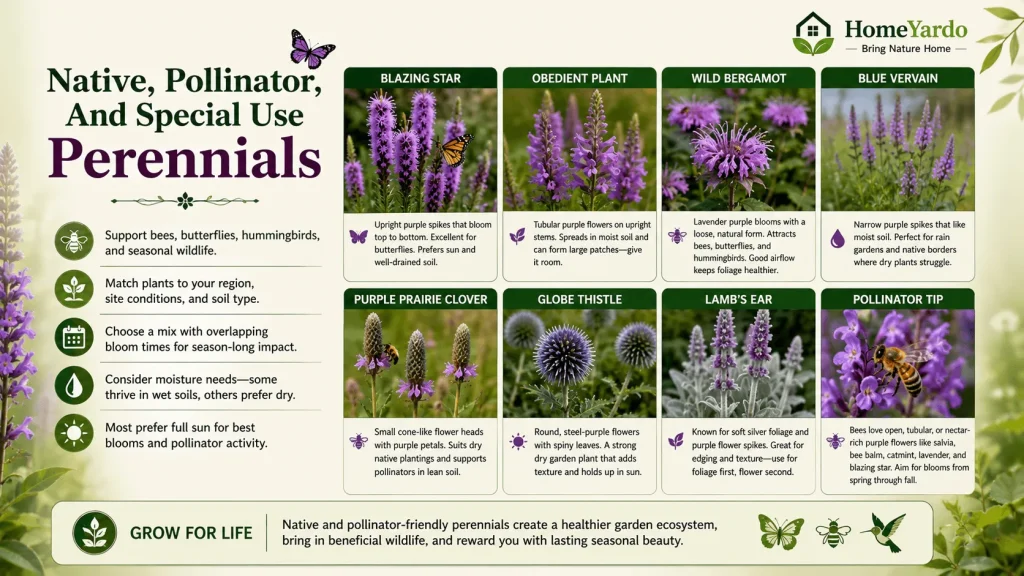 Native, Pollinator, And Special Use Perennials