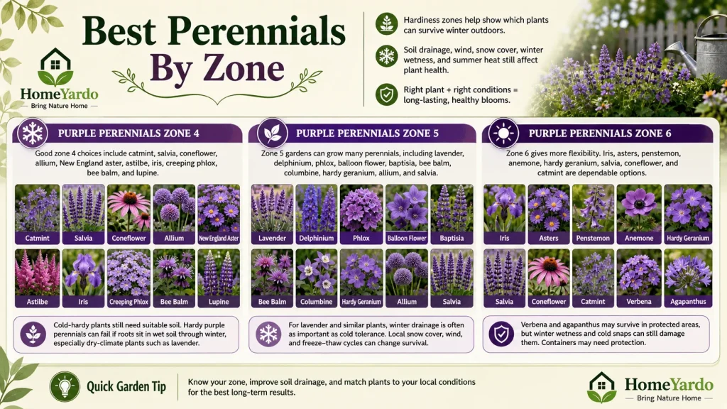 Best perennials by zone