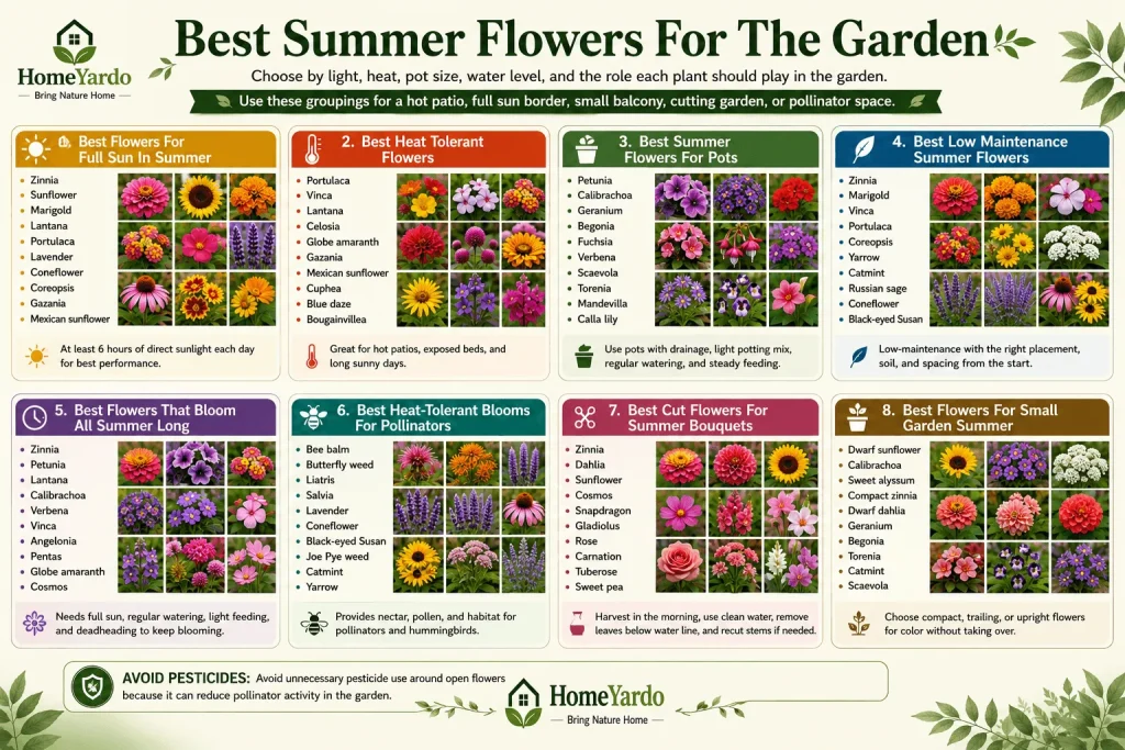 Best Summer Flowers For The Garden
