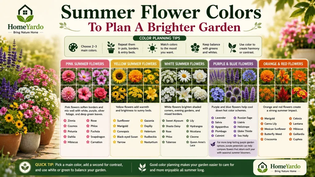Summer Flower Colors To Plan A Brighter Garden