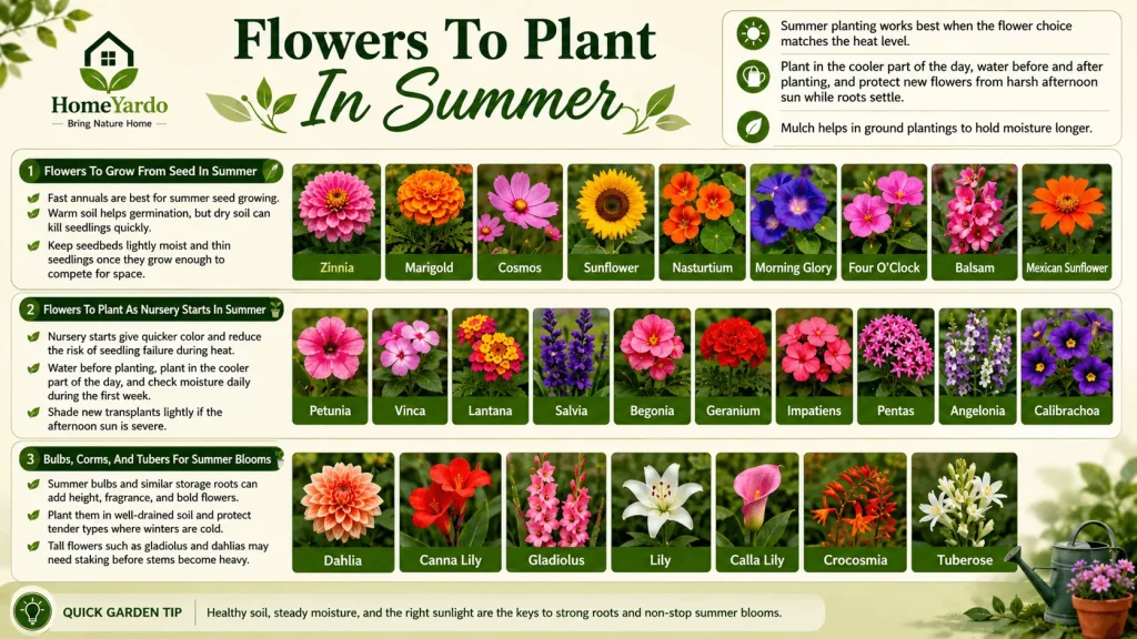 Flowers To Plant In Summer