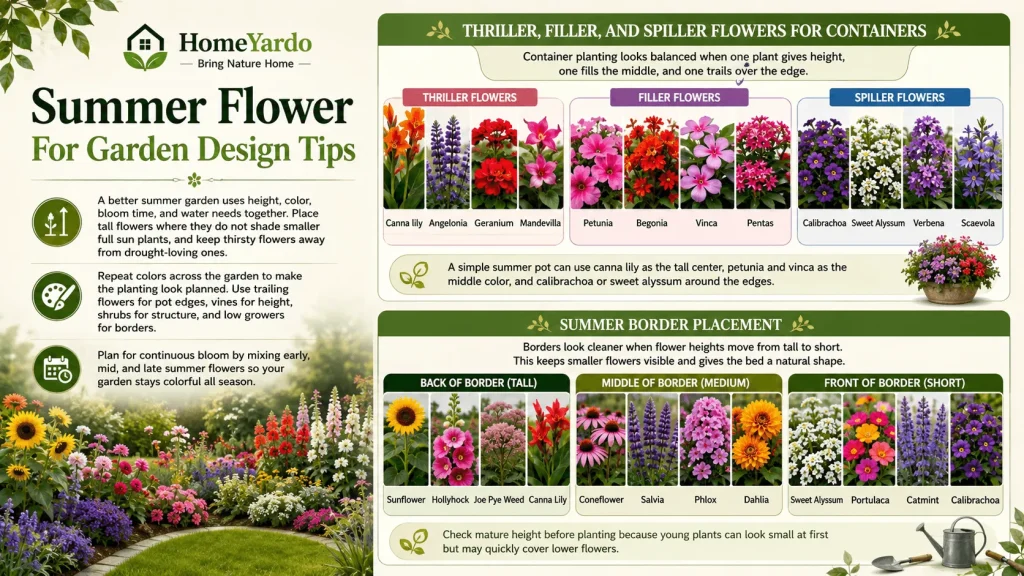 Summer Flower For Garden Design Tips