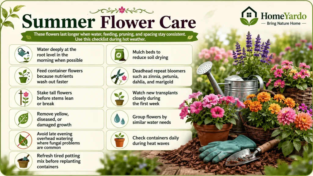 Summer Flower Care