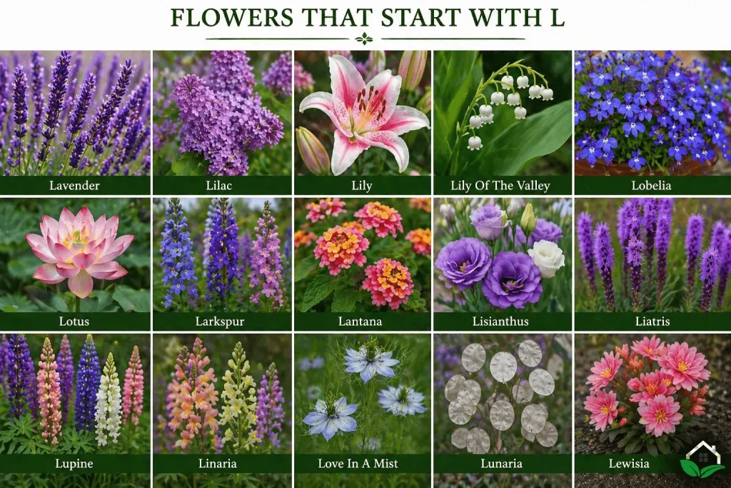 Common Flowers That Start With L