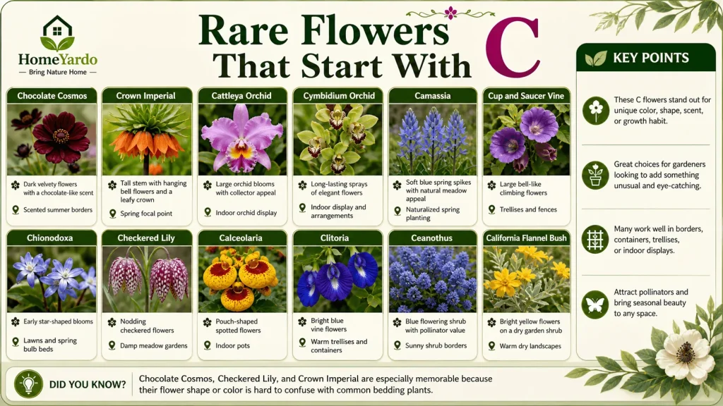 Rare Flower that start with C