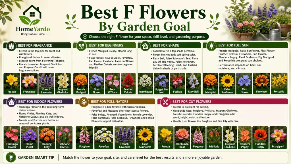 Best F Flowers by garden goal
