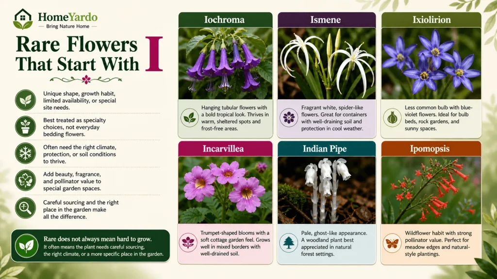 Rare Flower that start with I
