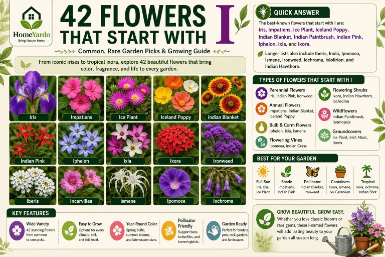 42 Flowers that start with I