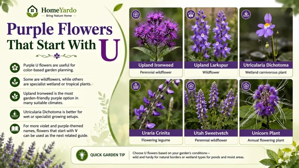 purple flowers that start with U