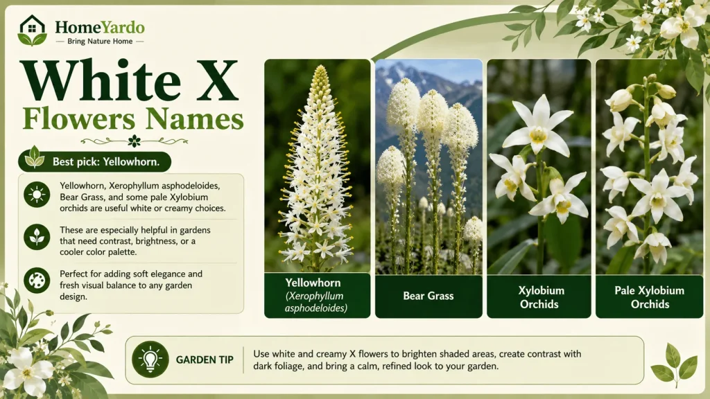 White X flower Names