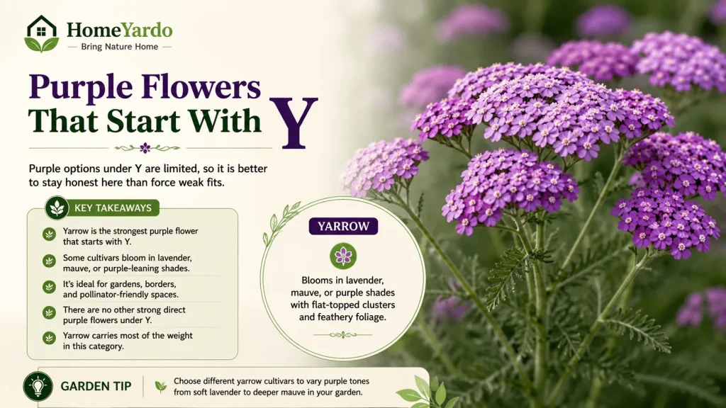 Purple flowers that start with Y