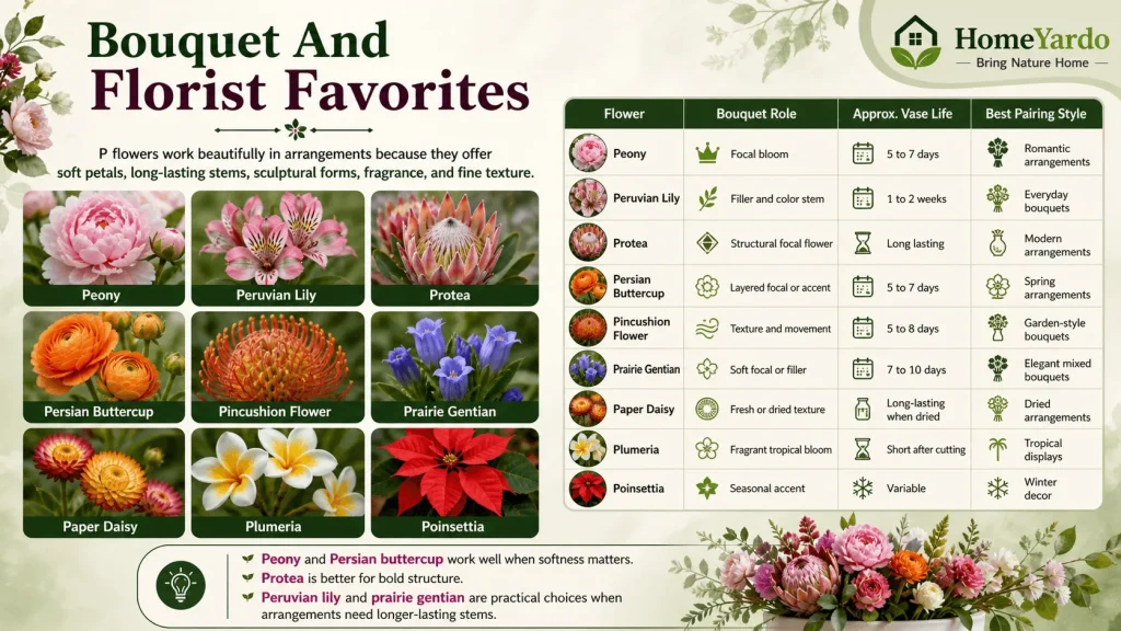 Boquest and florist favourites