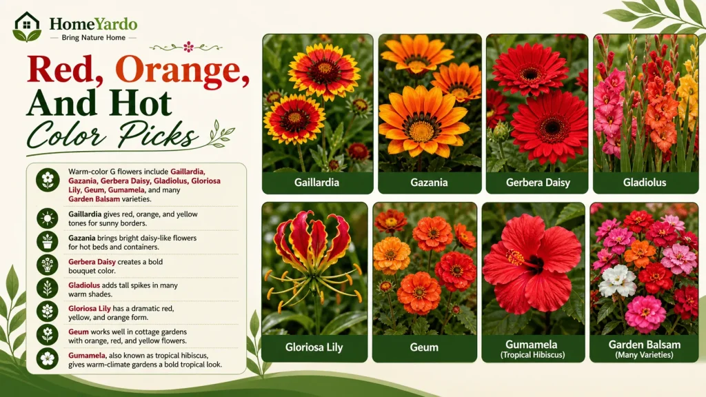 red, Orange, And Hot color Picks