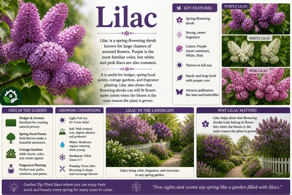 Lilac flower