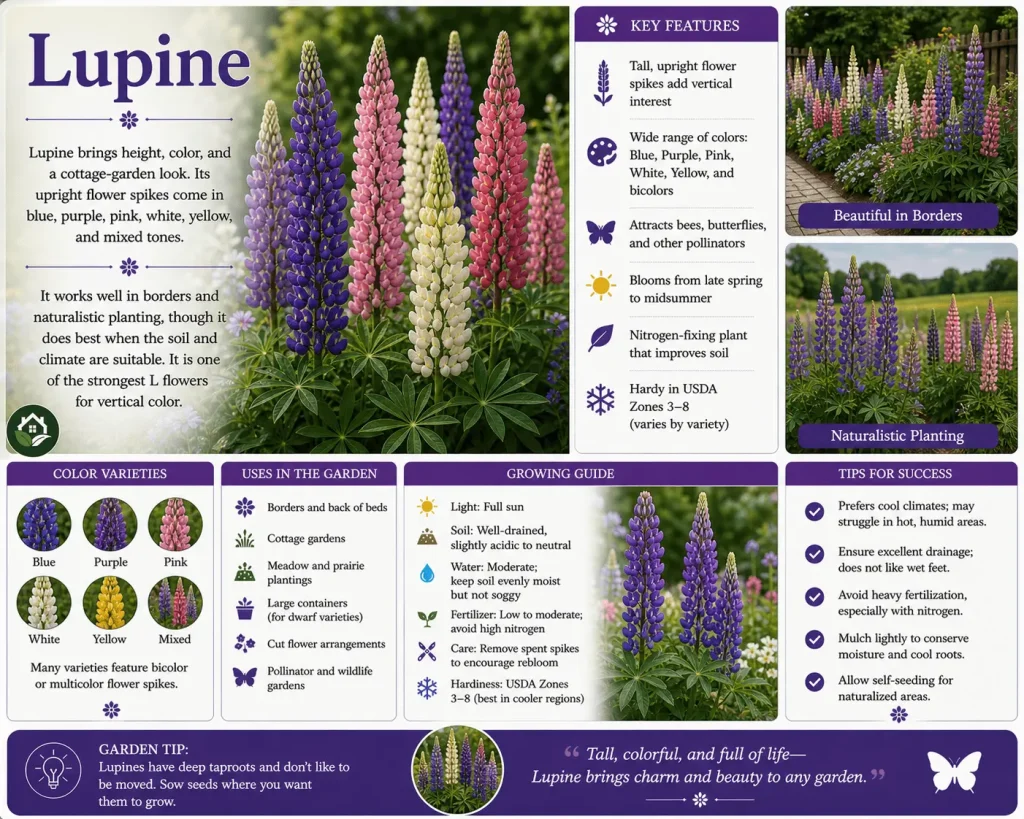 Lupine flower