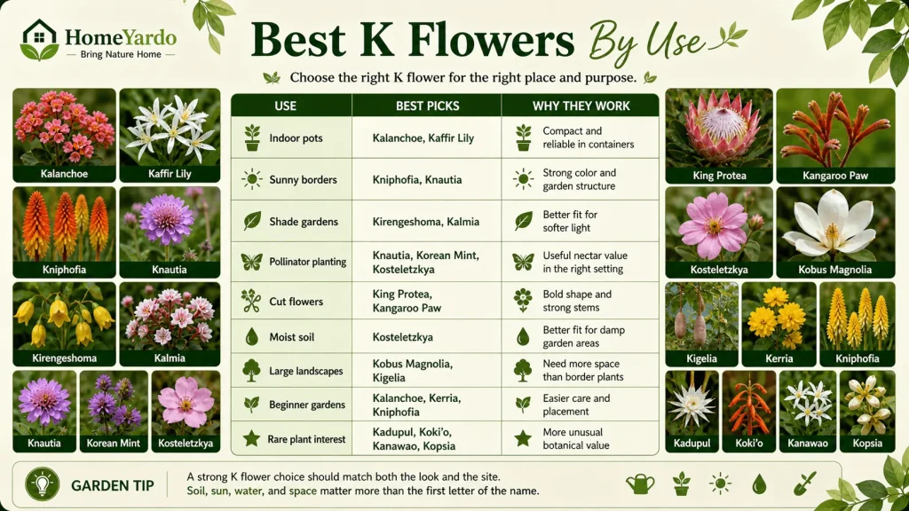 Best flower that start with K