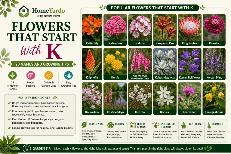 Flowers That Start With K