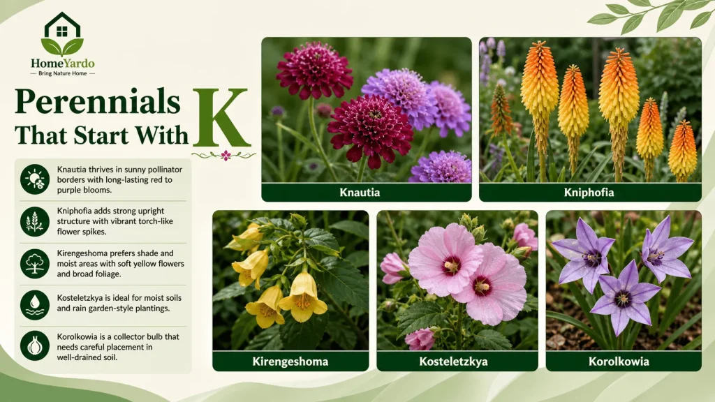 Perennials that start with K