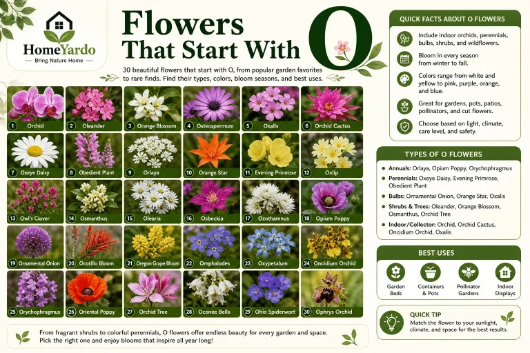 flowers that start with O