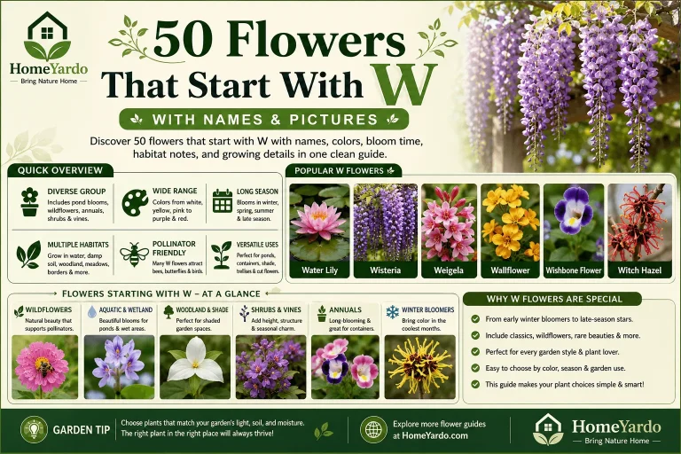 Flowers That Start With W