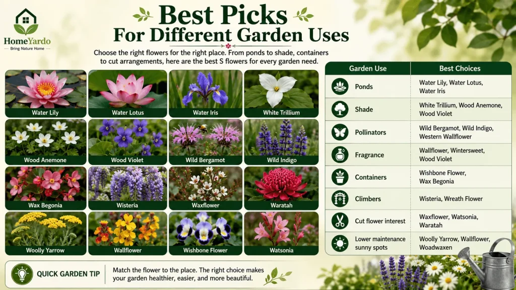 Best picks for garden uses