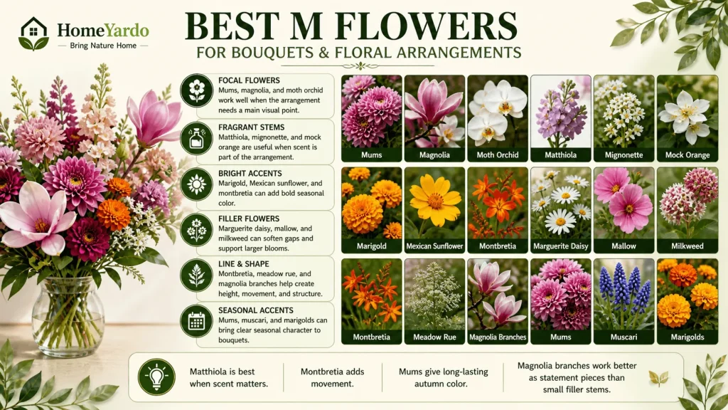 Best M flowers that satrt with M