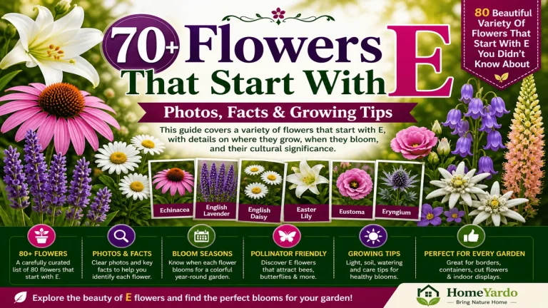Flowers that start with E