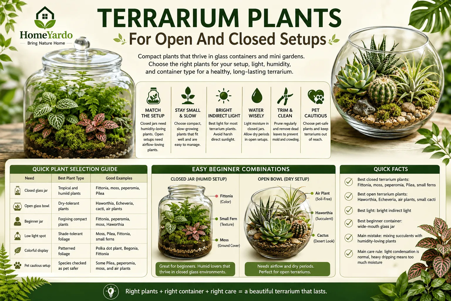 Terrarium plants