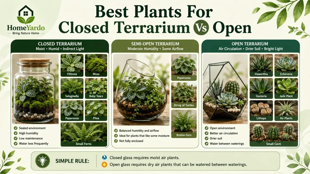 Bst Plants for closed vs open
