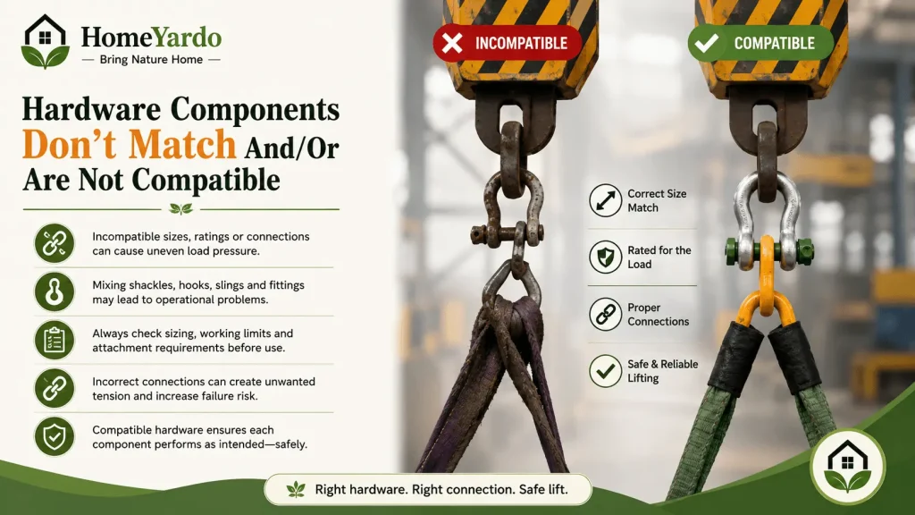 4. Hardware Components Don't Match And/Or Are Not Compatible