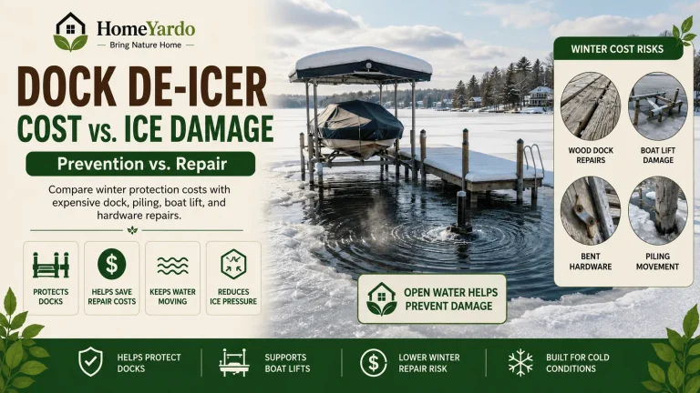 The Cost of Ice Damage vs. A Good Dock De-Icer