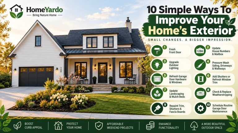 10 Easy Ways to Improve Your Home's Exterior