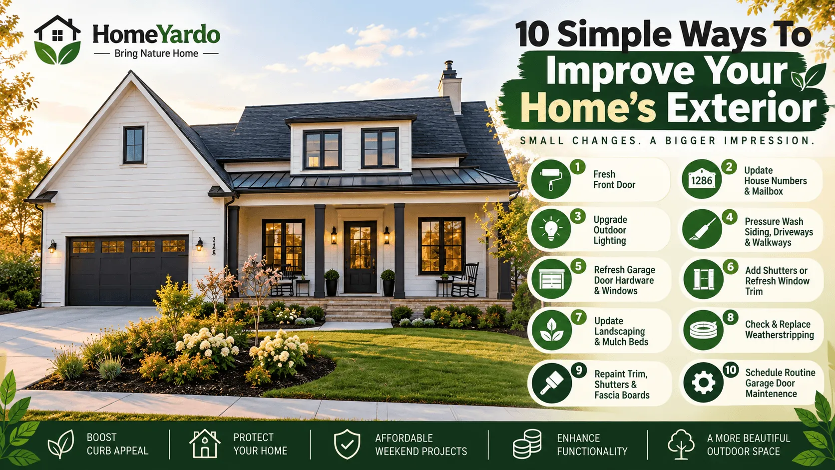 10 Easy Ways to Improve Your Home's Exterior