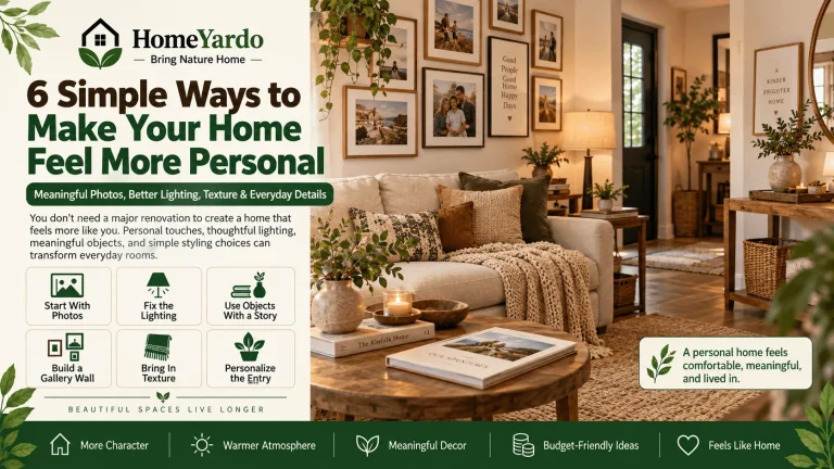 6 Simple Ways to Make Your Home Feel More Personal