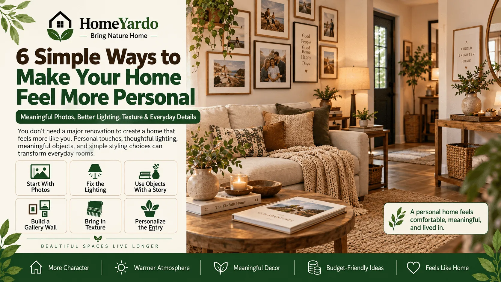 6 Simple Ways to Make Your Home Feel More Personal