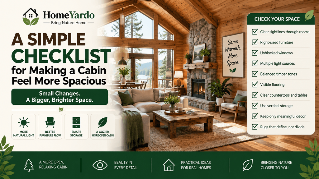 A Simple Checklist for Making a Cabin Feel More Spacious
