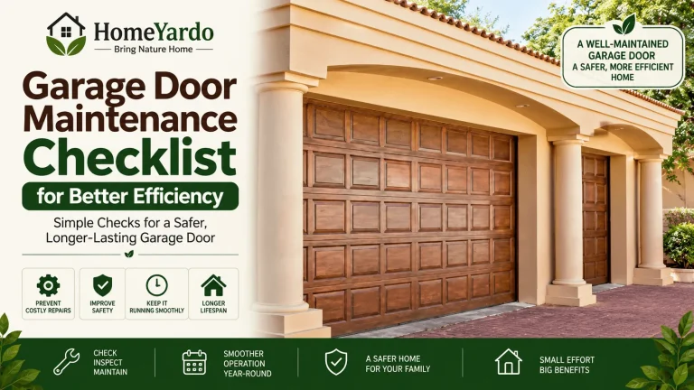 Garage Door Maintenance Checklist for Safe, Efficient Operation