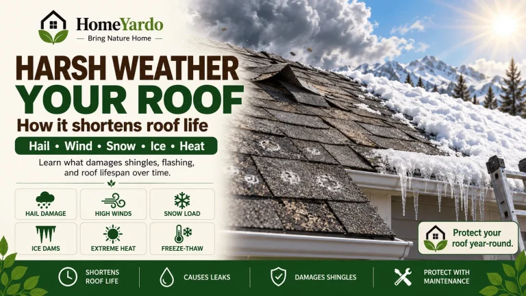 How Harsh Weather Causes Roof Damage and Shortens Its Life