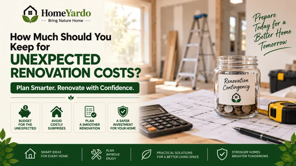 How Much Should You Keep for Unexpected Renovation Costs?