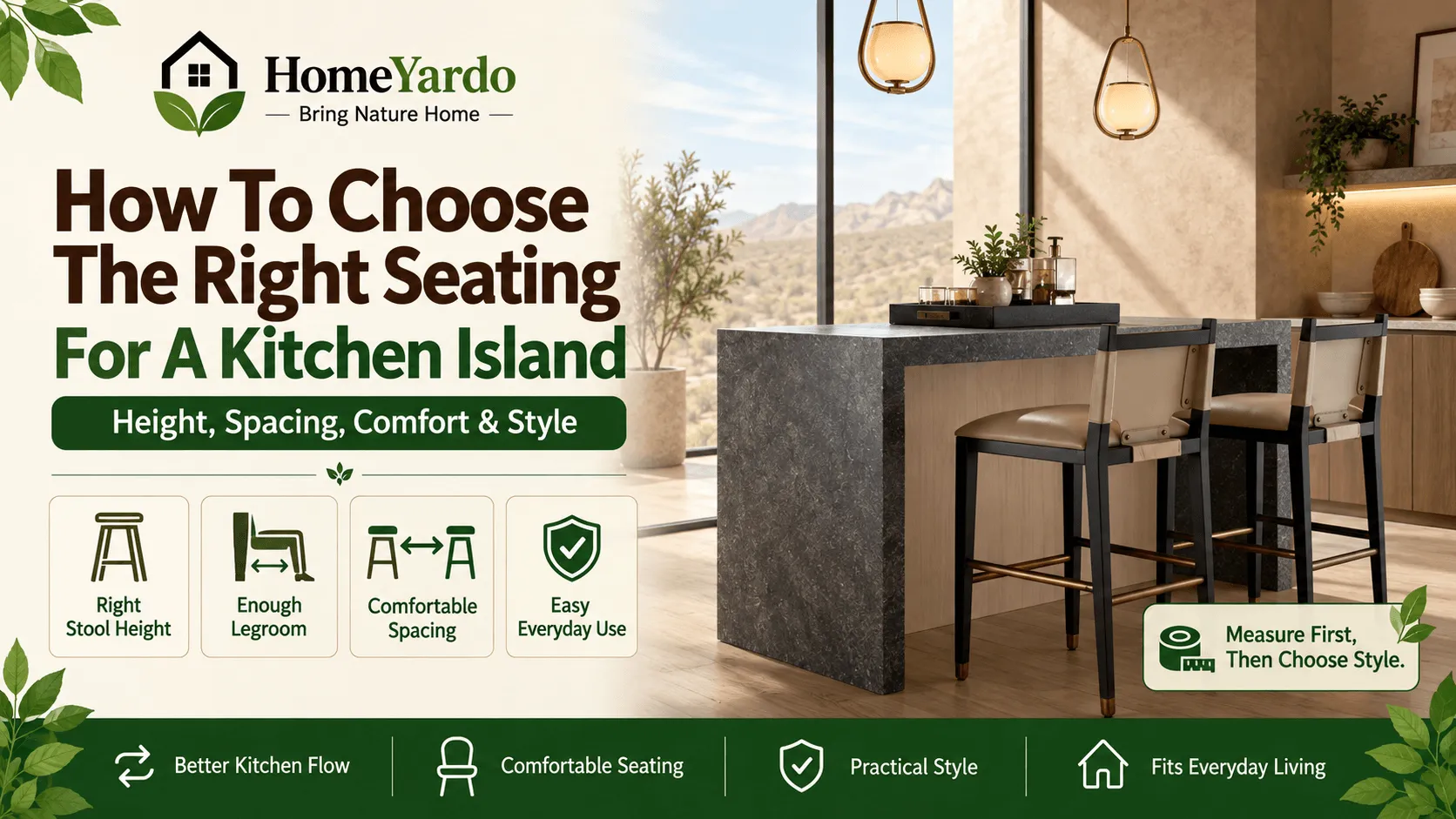 How To Choose The Right Seating For A Kitchen Island