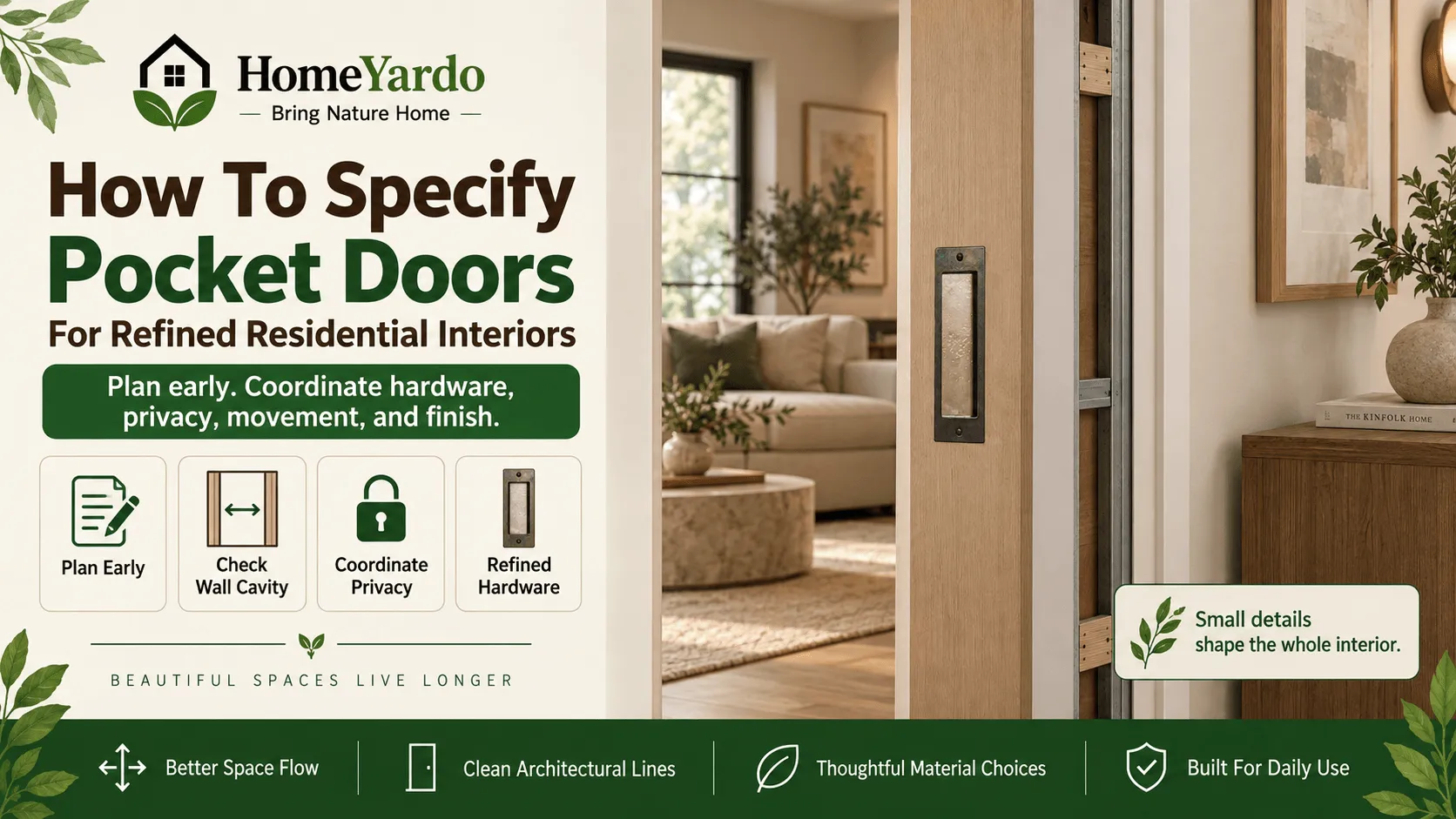 How To Specify Pocket Doors For Refined Residential Interiors
