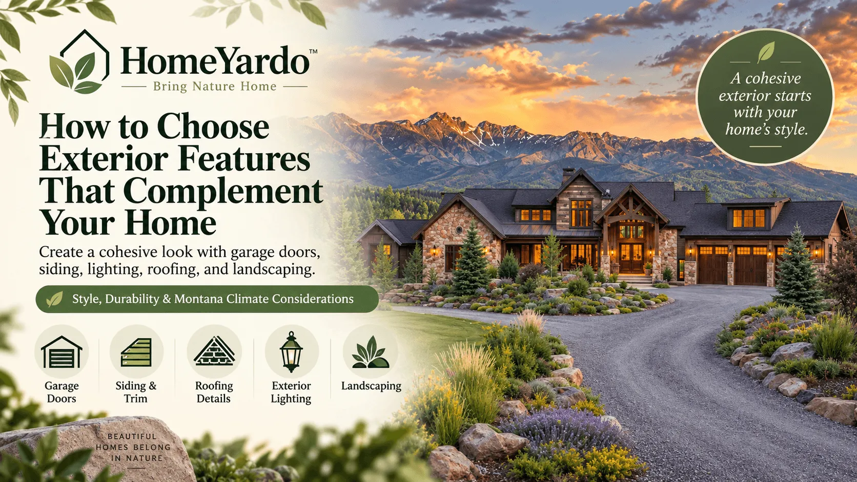 How to Choose Exterior Features That Complement Your Home