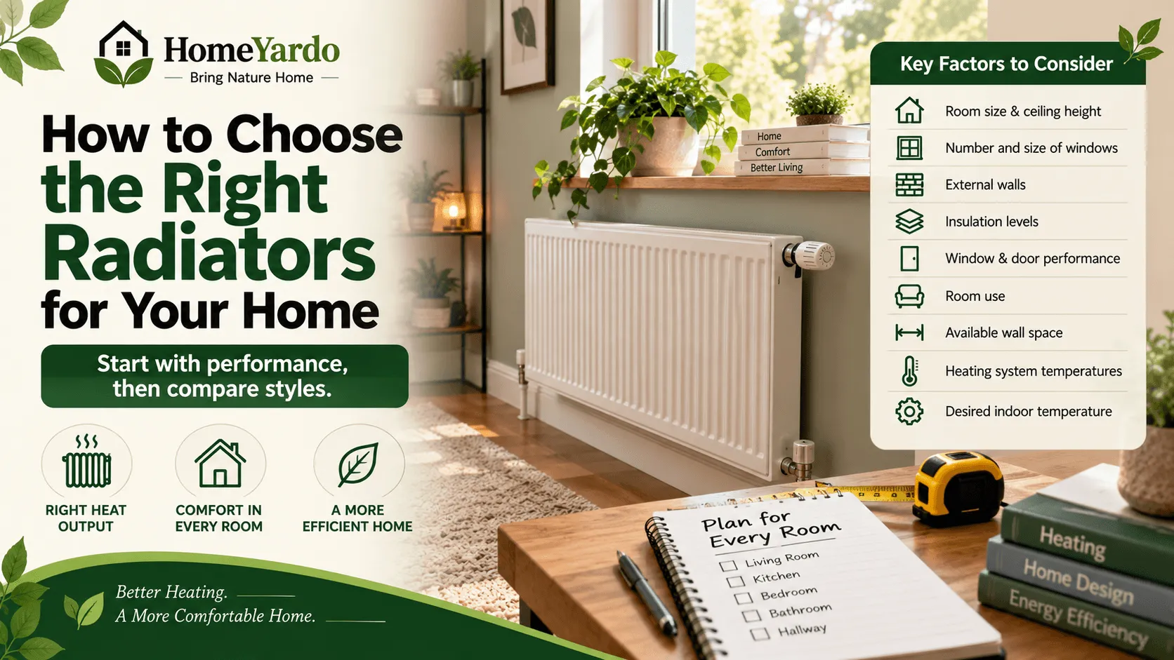 How to Choose Radiators for Your Whole House Room by Room