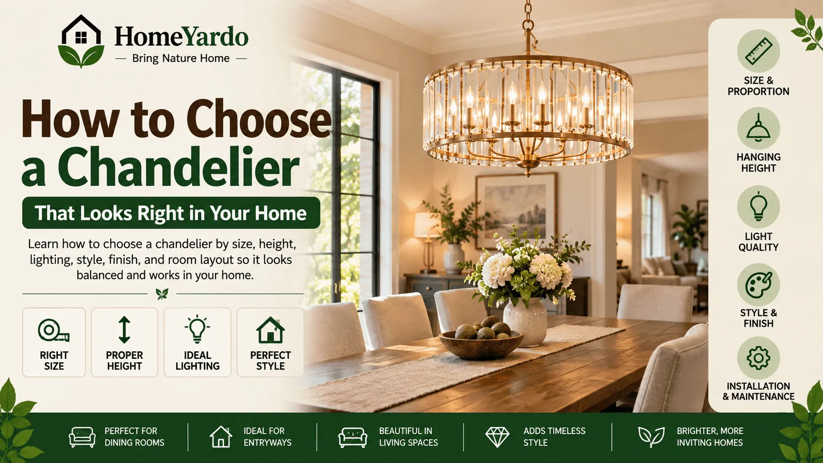 How to Choose a Chandelier That Looks Right in Your Home