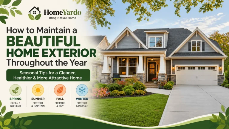 How to Maintain a Beautiful Home Exterior Year-Round
