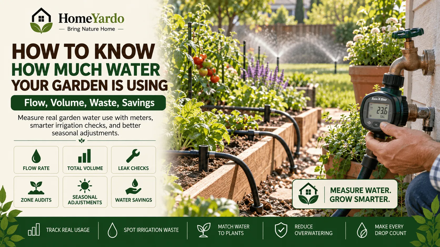 How to Measure Garden Water Usage and Reduce Waste